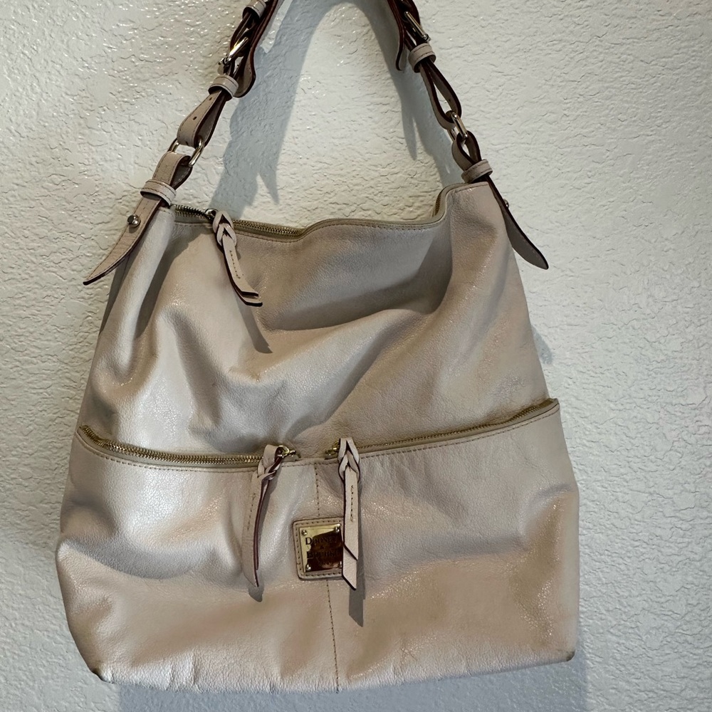Dooney & Bourke Cream Hobo Bag